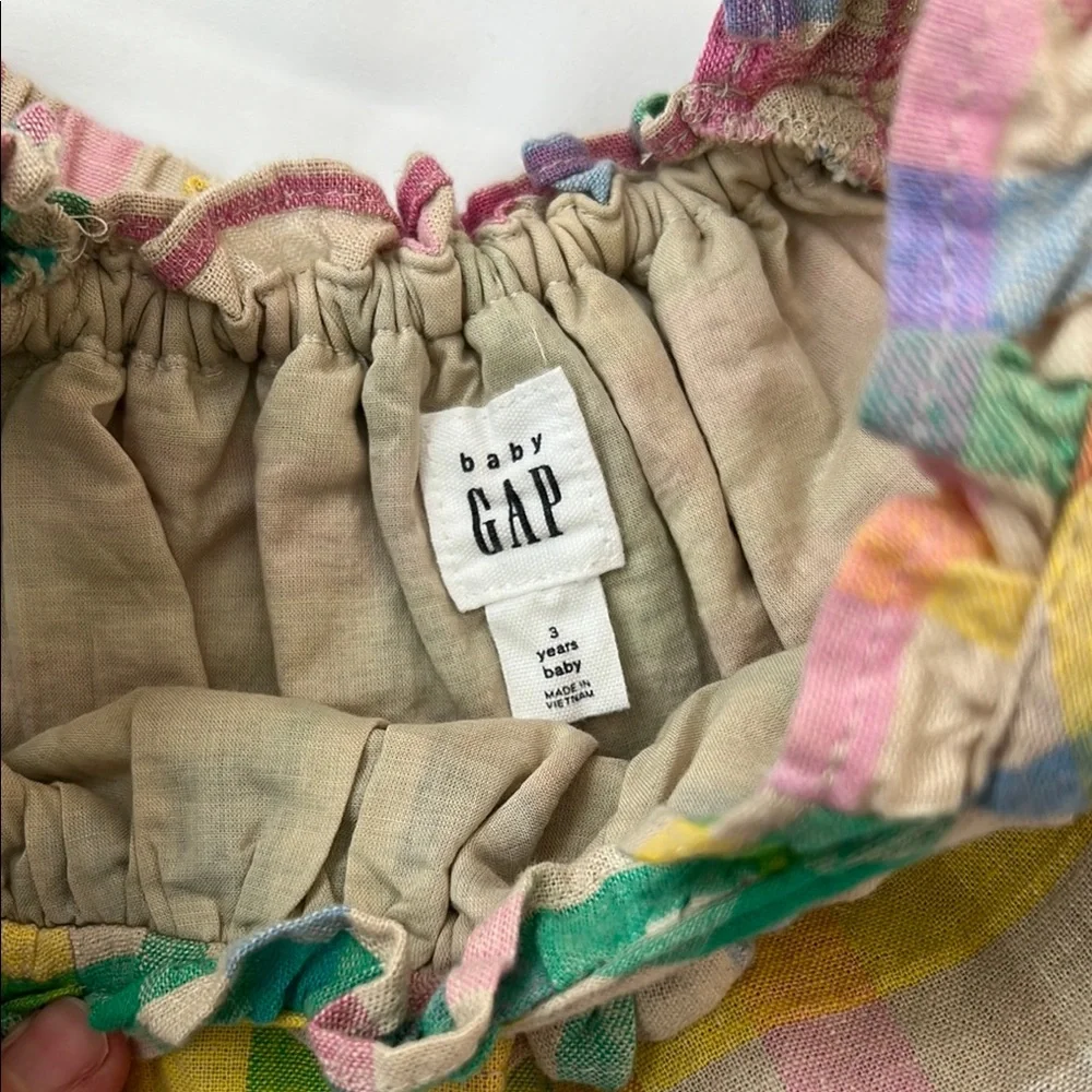 Like New - Size 3T Girls Gap Kids Colorful Plaid Matching Set - Picture 8 of 16